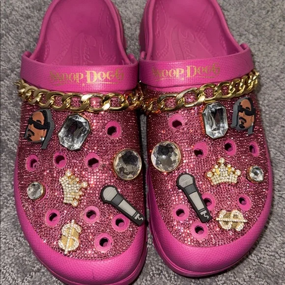 Skechers Pink Arch Fit Clogs-snoop dog - Picture 2 of 7